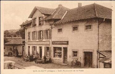 Ban-de-Sapt (Vosges) - Café-Restaurant de la Poste.