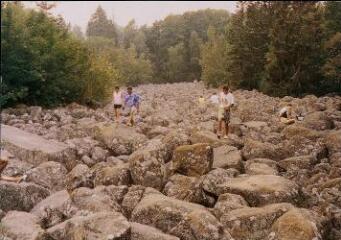 Images de France. Curiosité vosgienne. Champ de Roches.