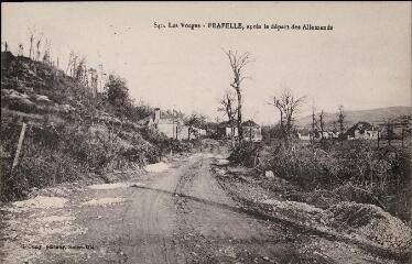 Les Vosges - Frapelle, après le départ des Allemands.