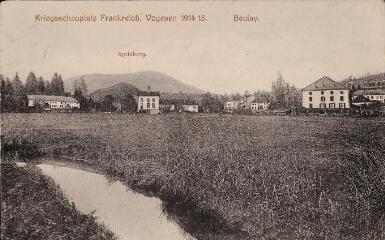 Kriegsschauplatz Frankreich, Vogesen 1914 15. Beulay [Théâtre des opérations en France, Vosges 1914-1915. Le Beulay].