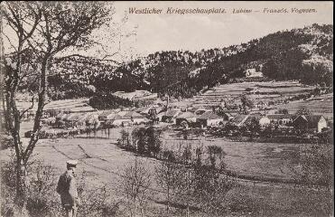 Westlicher Kriegsschauplatz. Lubine - Französ. Vogesen [Théâtre occidental des opérations. Lubine - Vosges françaises].