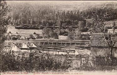 Lusse (Vosges). - L'Usine - Au fond, la cote 607.