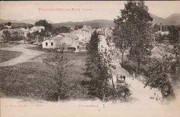 Provenchères-sur-Fave (Vosges). Vue générale.