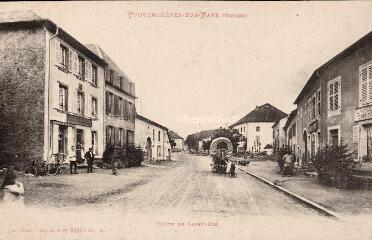 Provenchères-sur-Fave (Vosges). Route de Saint-Dié.