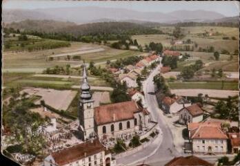 Provenchères-sur-Fave (Vosges). Vue panoramique.