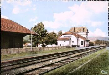 Provenchères-sur-Fave (88. Vosges). La gare.
