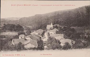 Saint-Jean-d'Ormont (Vosges). - Arrondissement de Saint-Dié - Altitude 412 m. La Grande-Rue.
