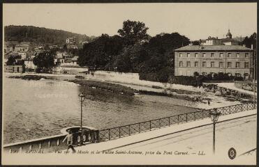 Épinal. - Vue sur le musée et la vallée Saint-Antoine, prise du pont Carnot.