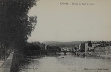 Épinal. - Moselle au pont de pierre.