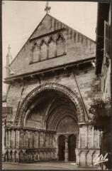 [Épinal]. - La basilique Saint-Maurice. Le portail des Bourgeois (XVe s.) /Saint-Maurice's basilique. The burges's portal (XVth cent.).