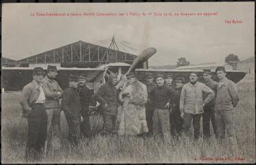 Épinal. - Le sous-lieutenant aviateur André Quennehen tué à Vélizy le 1er juin 1916 en essayant un appareil.