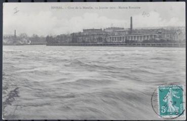 Épinal. - Crue de la Moselle, le 19 janvier 1910 - Maison romaine.