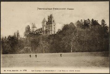 Neufchâteau-Frebécourt. - Le château de Bourlémont. Le donjon (côté nord).