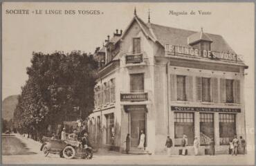 Gérardmer. - Société "Le linge des Vosges". Magasin de vente.