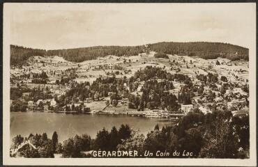 Gérardmer. - Un coin du lac.