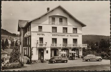 [Gérardmer]. - Hôtel du Progrès. Tél. 175. Boulevard de Colmar. Grande salle pour sociétés. Ouvert toute l'année. Vue panoramique.