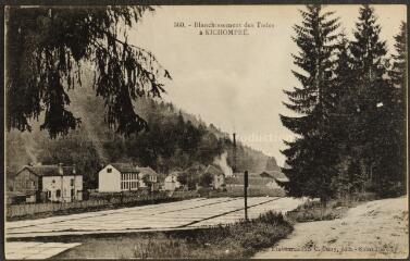 Blanchissement des toiles à Kichompré.