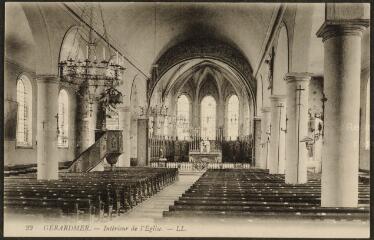 Gérardmer. - Intérieur de l'église.