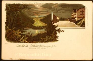 Col de la Schlutch (Vosges), altitude 1150 mètres.