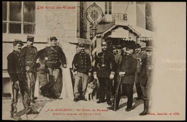Les cols des Vosges. - À la Schlucht. En chien de faïence avant la guerre de 1914-1915.