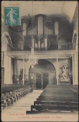 Hadol. - Intérieur de l'église. Les orgues.