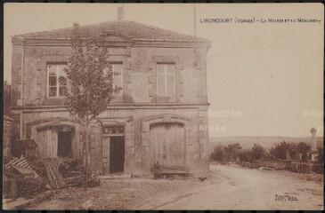 Lironcourt. - La maire et le monument.