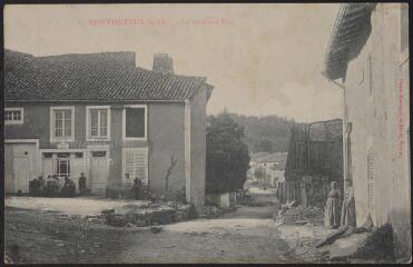 Monthureux-le-Sec. - La grande rue.