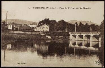 Pont le Prieur, sur la Moselle.
