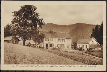 Saint-Maurice-sur-Moselle. - La maison forestière du Plain du Canon.