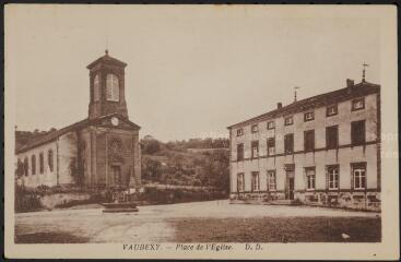 Vaubexy. - Vue de la place de l'église.