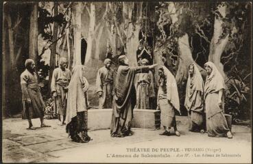 Théâtre du Peuple "L'Anneau de Sakountala" acte IV. - "Les Adieux de Sakountala".