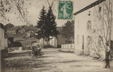 Deycimont - Route de Lépange. 22 janvier 1911.