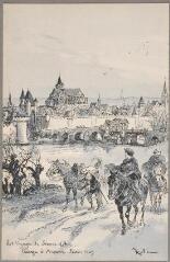 Jeanne d'Arc à Domrémy [-la-Pucelle]. - Le voyage de Jeanne d'Arc. Le passage à Auxerre. Février 1429.