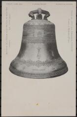 Robécourt. - Fonderie de cloches Farnier : carte postale publicitaire (vue de la cloche de l'église Saint-Martin de Saint-Dié, coulée en 1902).