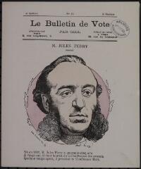 Le Bulletin de vote - M. [onsieur] Jules Ferry (Vosges).
