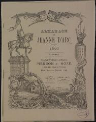 Almanach de Jeanne d'Arc - 1893.