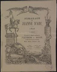 Almanach de Jeanne d'Arc - 1893.