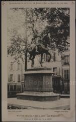 Inauguration de la statue de Jeanne d'Arc Nancy, 28 juin 1890. Statue de Jeanne d'Arc, par Freimiet, donnée par Mr Osiris à la Ville de Nancy.