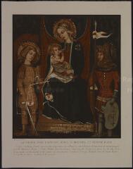 La Vierge avec l'enfant Jésus, saint Michel et Jeanne d'Arc.