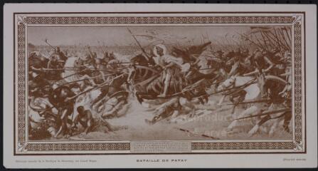 Basilique de Domrémy. Jeanne d'Arc. Peintures murales par Lionel Royer. - Bataille de Patay.