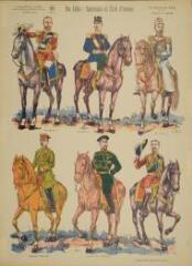 Nos alliés - Souverains et chefs d'armées (La guerre de 1914, n° 1410).