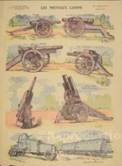Les nouveaux canons (La guerre de 1914, n° 1412).