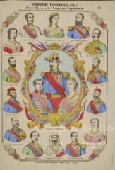 Exposition universelle - 1867. Hôtes illustres de l'Empereur Napoléon III (n° 68).