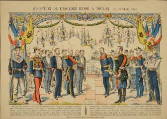Réception de l'escadre russe à Toulon (13 octobre 1893).