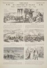 Tableaux de l' Histoire de France.– Empire.– Campagne de Prusse.– Iéna.– Tilsitt
