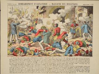 Bombardement d'Alexandrie - Massacre des Européens (n° 157).