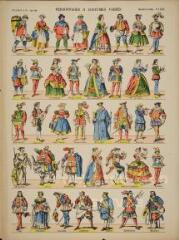 Personnages et costumes variés (n° 1484).