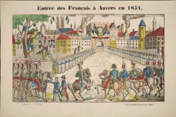 Entrée des Français à Anvers en 1831.