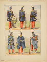 Le costume militaire IIe République - Infanterie légère en 1848 (n° 2).