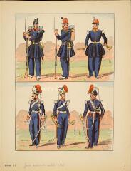 Le costume militaire IIe République - Garde nationale mobile 1848 (n° 3).